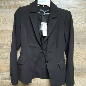 WHBM NWT black blazer 00